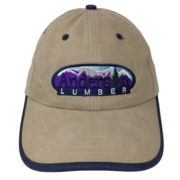 Anderson Lumber Strapback Hat Brown One Size Embroidered Falcon Outdoor - Picture 1 of 9